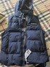 雪中飞羽绒服马甲男士防寒秋冬季厚款保暖可拆卸帽短款时尚休闲背心185 实拍图