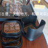 远舍电木茶杯垫茶垫方形功夫茶道茶具隔热垫家用日式茶托杯托底座配件 电木方形五福古铜杯垫-6个带框 实拍图