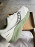 Saucony【彭于晏同款】索康尼胜利22专业强缓震跑鞋男厚底跑步鞋运动鞋男 白绿136 43 实拍图