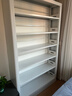 昭简钢制书架书柜落地置物储物架家用图书馆收纳架子 1.2米宽主架【珍珠白】 六层2.0m高 实拍图