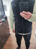 迪卡侬男士秋冬马甲MH120户外保暖摇粒绒拉链背心黑色2XL 1406398 实拍图