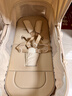 ANGI BABY婴儿推车可坐可躺婴儿车轻便折叠新生儿减震高景观双向儿童手推车 星釉流光白【全新升级】PU橡胶轮 实拍图