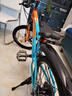 凤凰山地自行车男女变速山地车碟刹青少年儿童自行车学生单车 星际 橙蓝【变速+辐条轮】 20寸【适合125-160cm】 实拍图