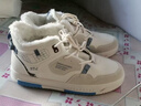 尔克鴻星尔克男鞋冬季加绒学生潮流百搭高帮板鞋雪地靴运动休闲鞋 米色单买一双 加绒 40 (250mm) 实拍图