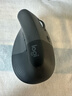 罗技（Logitech）Lift人体工学鼠标 垂直鼠标 小手鼠标 无线蓝牙鼠标 3台设备秒切换 带Logi Bolt接收器 黑色 实拍图