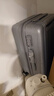 汉客行李箱男拉杆箱女登机箱镇店之宝双层拉链密码箱子旅行箱20英寸灰 实拍图