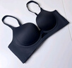 OEING内衣女小胸聚拢无钢圈性感内衣无痕提拉收副乳防下垂调整型文胸罩 黑色单件 M -建议100-115斤 （34/75AB杯）厚1.8cm 实拍图