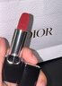 迪奥DIOR【邓为推荐】烈艳蓝金口红丝绒999哑光唇膏化妆品 生日礼物女 实拍图