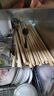 双枪 (Suncha) 天然竹筷子无漆无蜡原竹家用筷子餐具套装 10双装 实拍图