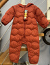巴拉巴拉童装婴儿连体衣轻薄羽绒服宝宝衣服2025冬装抱衣爬服男童女童萌趣 红色糖葫芦-白鸭绒 90 cm-充绒量47g 实拍图