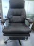 顾全电脑椅办公椅可躺160° 久坐舒适老板椅 人体工学椅C570金黑纤 实拍图