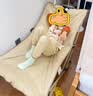棉花堂2件装【100%棉】纯棉儿童T恤2件套长袖上衣打底衫春秋男女童T恤he 组合二:藏青,米色 130 130/64 实拍图