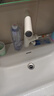 京东京造 浴室面盆锌合金抽拉水龙头3功能冷热双控卫生间洗手盆洗脸盆白色 实拍图