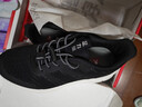 足力健老人鞋中老年轻便休闲散步鞋2431380J 男 黑色 40 实拍图