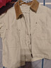优衣库女装休闲拉链短茄克/外套巴恩风翻领时尚夹克 新款479208 30 浅米色 S /155/80A 实拍图