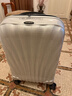 新秀丽（Samsonite）经典贝壳拉杆箱男女超轻盈旅行行李箱升级版 白色 CS2 20英寸 可扩展 实拍图