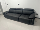 卡尔适黑色真皮沙发客厅2025新款小户型调节大象耳朵意式直排沙发花弄影 【云端舒适坐感】2.8米多人位 【S+级进口纳帕头层皮】旗舰版 实拍图