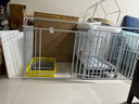 憨憨宠狗围栏宠物狗狗围栏室内狗栅栏折叠拆卸狗笼子小中大型犬猫咪护栏 加粗全管160*80*80CM*6卡扣围栏 实拍图