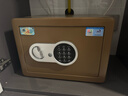 虎牌保险柜家用办公小型电子密码保险箱全钢防盗保管柜内置把手不突兀固定安装 博瑞J系列 25cm 咖啡金 实拍图
