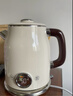 美的（Midea）艺术家电热水壶  烧水壶自动断电保温一体  1.6L大容量电热水壶 316L不锈钢恒温壶 精准控温 63-Q 实拍图