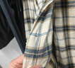 优衣库男女装法兰绒格子衬衫长袖衬衣薄外套481225 480770 481225/30浅米色 M 实拍图