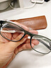 夕阳红老花镜女防蓝光大框优雅女士轻便舒适老人高清老花镜E9004G 250度 实拍图