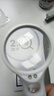 得力(deli)LED灯2.5倍高清阅读放大镜 Ф70mm/Ф22mm双镜片 白色 实拍图
