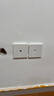 公牛开关插座面板全屋套装G12灰色五孔一开墙壁暗装超薄墙面官方旗舰 斜五孔10只【优先发货】 实拍图