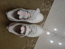 361° 跑鞋运动鞋秋冬男女童(3-12岁)革面防风跑鞋 羽毛白 34  实拍图