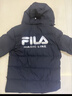 斐乐（FILA） 羽绒服男装冬季保暖连帽运动休闲长袖加厚外套开衫男装上衣 正黑色-BK S 165/88A 实拍图
