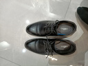 卡帝乐鳄鱼（CARTELO）软牛皮男士皮鞋商务正装鞋男内增高男鞋加绒皮鞋男9585 黑色 40 实拍图