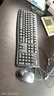罗技（Logitech）MK120 键鼠套装 有线键鼠套装 办公键鼠套装 电脑键盘 USB即插即用 全尺寸 黑色 实拍图