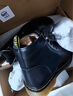 马登男士马丁靴秋冬加绒工装靴英伦风黑色休闲皮鞋男通勤百搭真皮靴子 黑色 [软皮/6孔]情侣款 39 男码 实拍图
