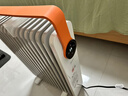 美的（Midea）【金缕衣】取暖器家用/电暖器/电暖气/加湿烘衣/13片全屋取暖器/电热油汀取暖器NY2213-18GW 实拍图