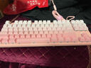 惠普（HP）GK200机械键盘有线办公游戏键盘 20种背光灯效 87键电竞键盘鼠标套装电脑外设键鼠 侧刻渐变粉【茶轴】白光 实拍图