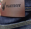 花花公子（PLAYBOY）牛仔裤男冬季商务休闲裤男士直筒裤子男裤宽松长裤 蓝黑色加绒 32 实拍图