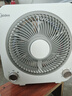 美的（Midea） 电风扇 家用台式小风扇空气循环扇转页扇办公室桌面鸿运扇五叶轻音柔风卧室宿舍节能省电台扇 KYT20-25F【8寸推荐款】 桌面转页扇 实拍图