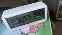 得力可视化智能闹钟计时器 学生专用起床神器背光床头钟时钟温度计 开学升学季必备礼物白色 LE107 实拍图