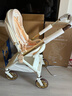 qborn白鹿新生儿小孩米色婴儿车高景观双向轻便折叠宝宝儿童推车 玉兰白+睡篮 实拍图