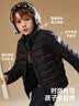 ASK JUNIOR90绒男女同款羽绒服秋冬加厚保暖百搭羽绒内胆运动风 黑色 140  实拍图