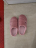 京东京造【厚底防滑】棉拖鞋女秋冬拖鞋室内居家毛拖保暖半包粉红色38-39 实拍图