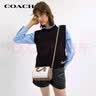 蔻驰（COACH）【品牌直供】女士ROWAN迷你波士顿包白色拼棕色CY744礼物次日达 实拍图