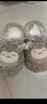 名创优品（MINISO）羊咩咩棉拖鞋女秋冬包跟家居室内厚底月子毛毛拖鞋深灰包跟42-43 实拍图