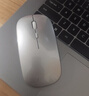 SUOYING【TOP榜第一名】无线鼠标蓝牙静音可充电办公无限声笔记本电脑平板游戏适用小米华为荣耀联想苹果 旗舰【人体工学丨可充电丨静音按键丨蓝牙三模】银色 适用华为苹果小米惠普华硕联想荣耀macbook 实拍图