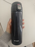 虎牌（TIGER）保温保冷杯一键开启男女不锈钢水杯子MMJ-A48C-KA藏蓝色480ml 实拍图