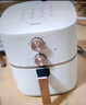 美的（Midea）空气炸锅免翻面易用双旋钮 家用实用大容量5.3L 多功能空气炸锅蒸烤一体 金属内腔  MF-KZE535J5 实拍图
