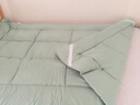 京东京造抗菌云感棉花床垫 新疆棉床褥加厚可折叠软垫 1.2x2m 豆绿色 实拍图