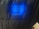 罗蒙加热羽绒马甲男全身可充电发热衣服智能电暖保暖温控马夹电热背心 男-黑【至尊款】配1.8万毫安充电宝 3XL 实拍图