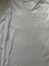 京东京造【液氨抗皱】t恤男长袖男士t恤纯棉白小T衣服 白色 L 实拍图
