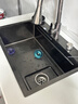 JOMOW水槽5.0加厚厨房大单槽一体盆304不锈钢洗碗池槽多功能洗菜盆GL/d 68*46【5.0加厚】耐磨耐刮 【默认发右下水】左下水需下单备注 实拍图